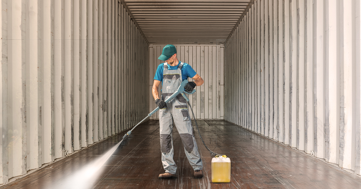 Shipping Container Cleaning Procedures | VS&B Containers